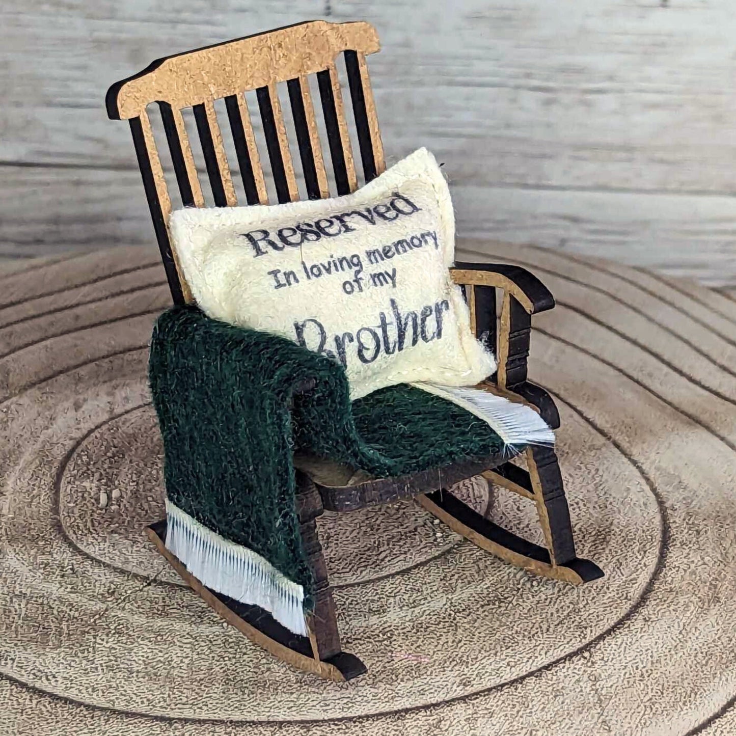 Reserved in memory of brother save a seat chair for the loss of a brother thoughtful gift for grief  sympathy gift condolence gift