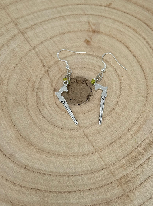 Novelty Saw Earrings