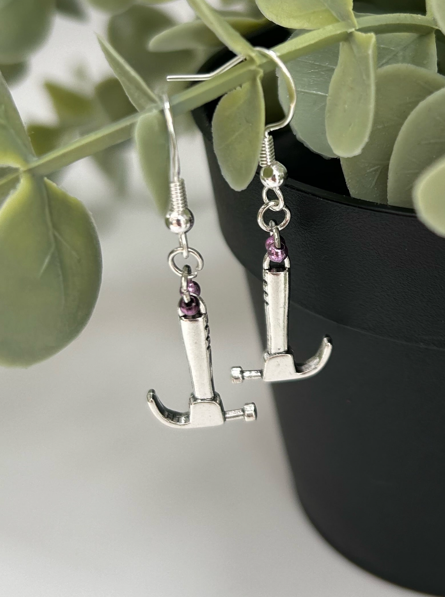 Novelty Hammer Earrings